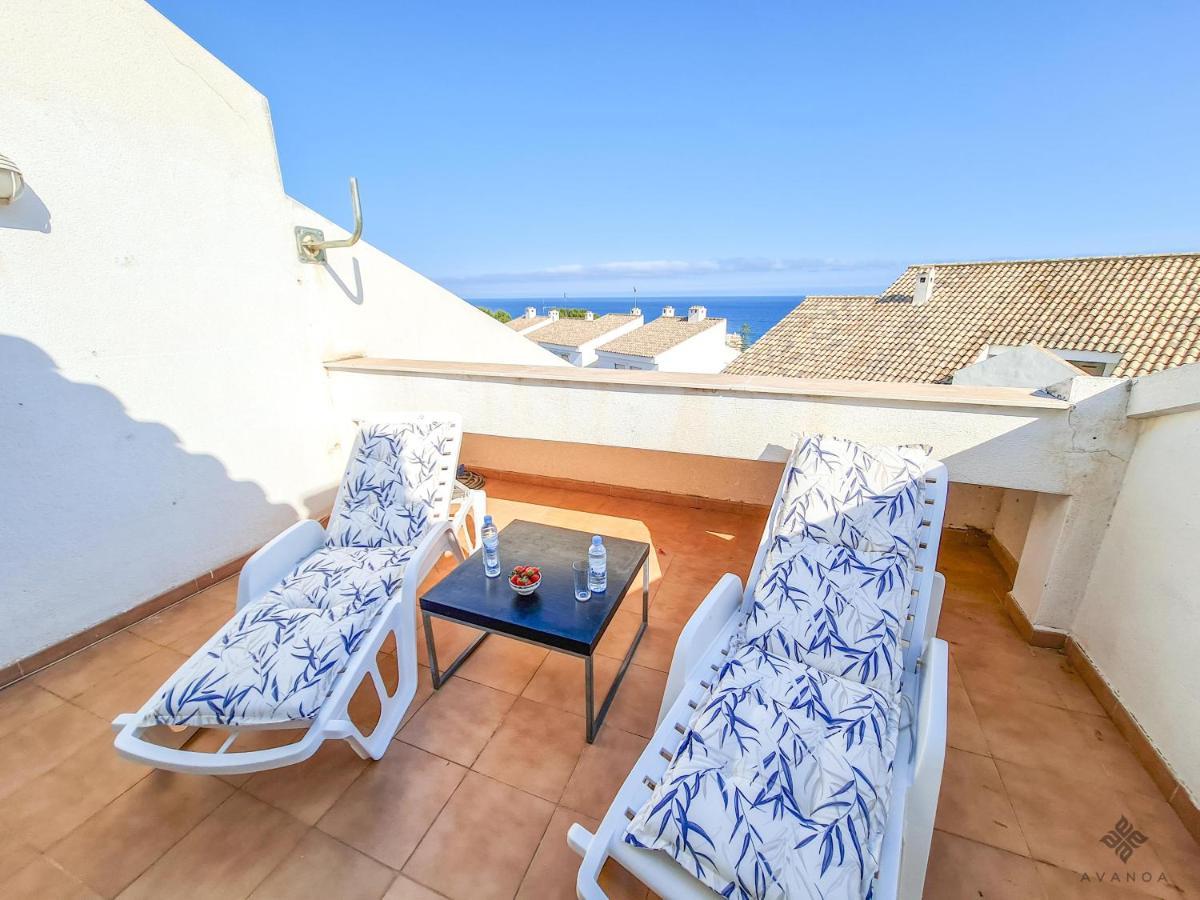 Appartamento A005 - Ático dúplex en el centro de Altea con vistas parciales al mar Esterno foto