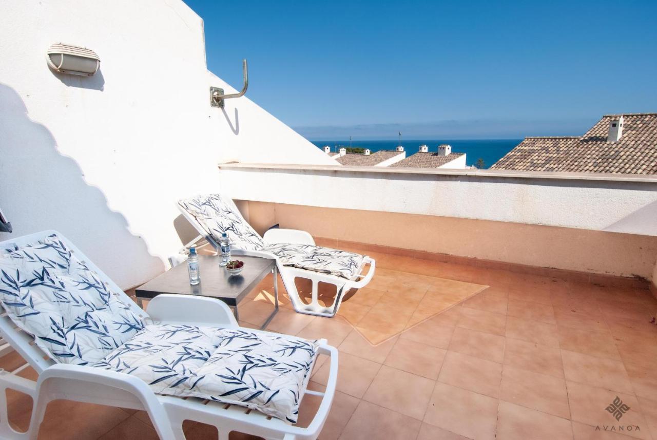 Appartamento A005 - Ático dúplex en el centro de Altea con vistas parciales al mar Esterno foto